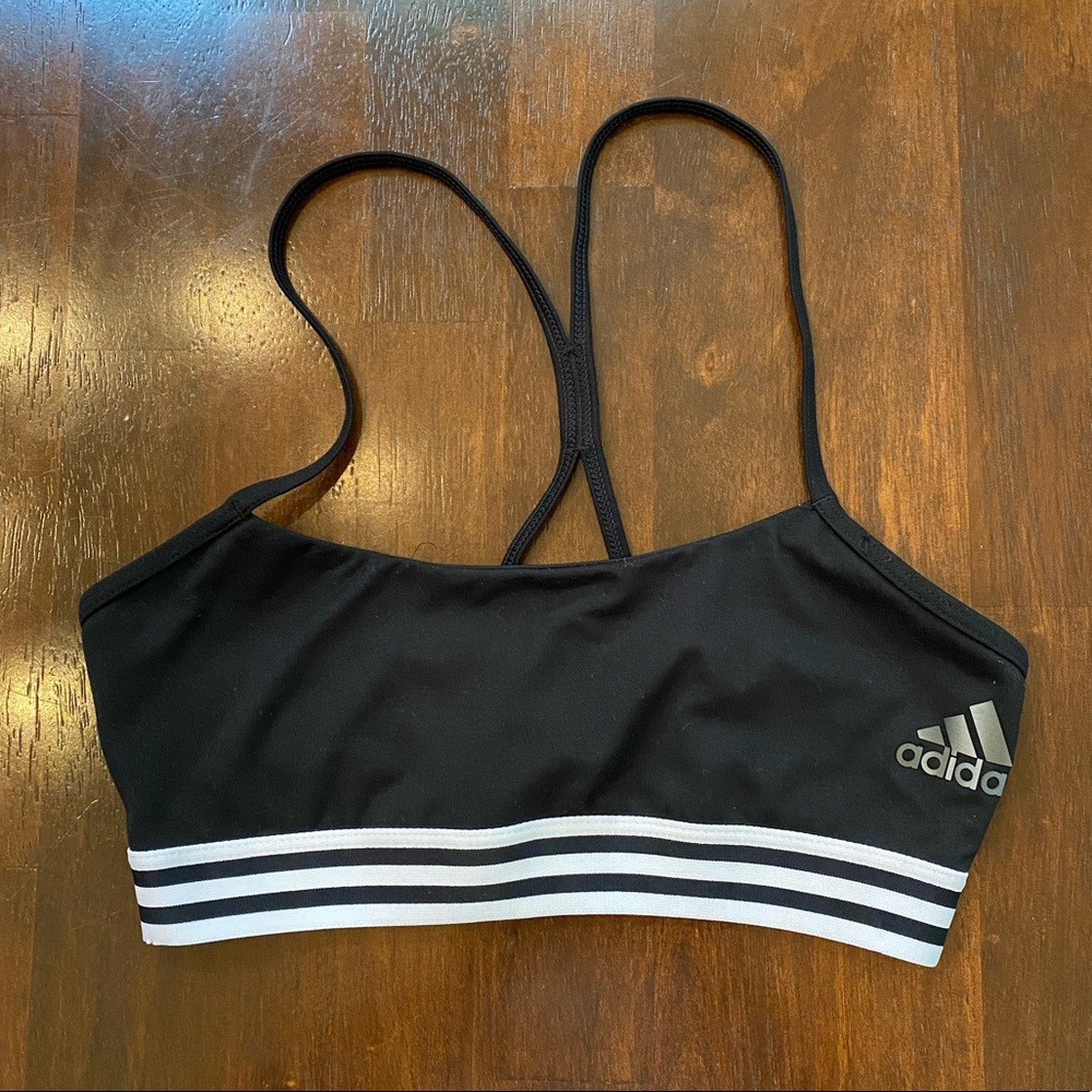 Adidas Black Sports Bra/Bralette Size XS 32A